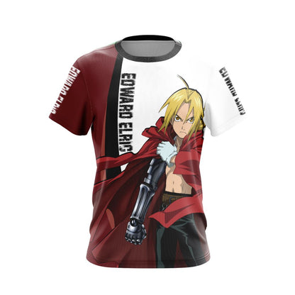 Fullmetal Alchemist - Edward Elric Character New Style Unisex 3D T-shirt