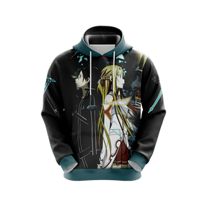 Sword Art Online - Couple Kirito - Asuna Unisex 3D Hoodie