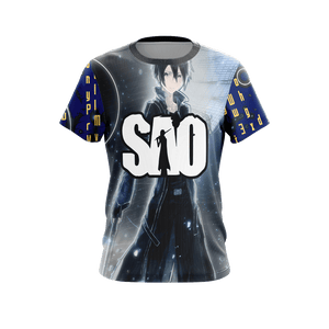 Sword Art Online Kirito Character New Style Unisex 3D T-shirt