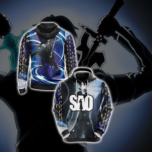 Sword Art Online Kirito Character New Style Unisex 3D Hoodie