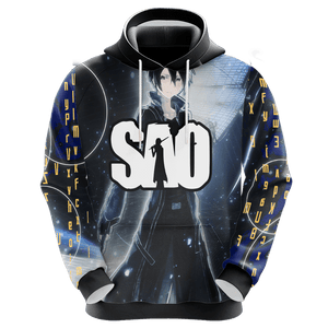 Sword Art Online Kirito Character New Style Unisex 3D Hoodie