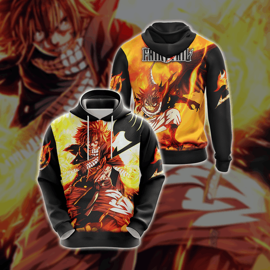 Fairy Tail Natsu Dragneelr New Style Unisex 3D Hoodie