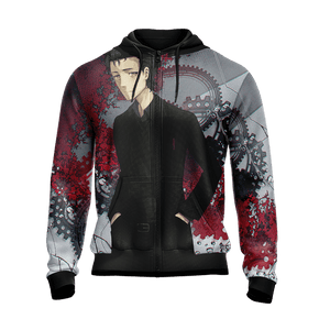 Steins, Gate - Rintarou Okabe Unisex Zip Up Hoodie