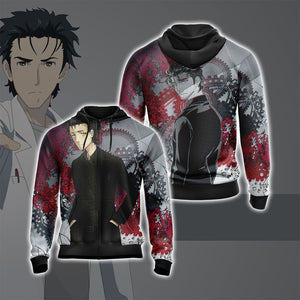 Steins, Gate - Rintarou Okabe Unisex Zip Up Hoodie