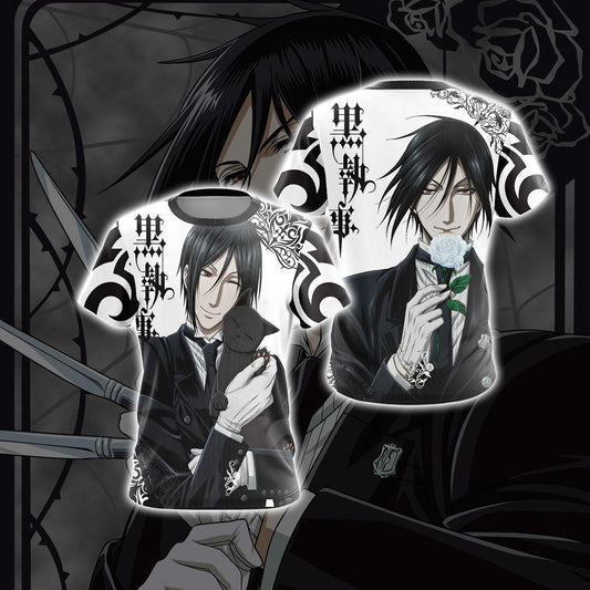 Black Butler - Sebastian Michaelis New Unisex 3D T-shirt