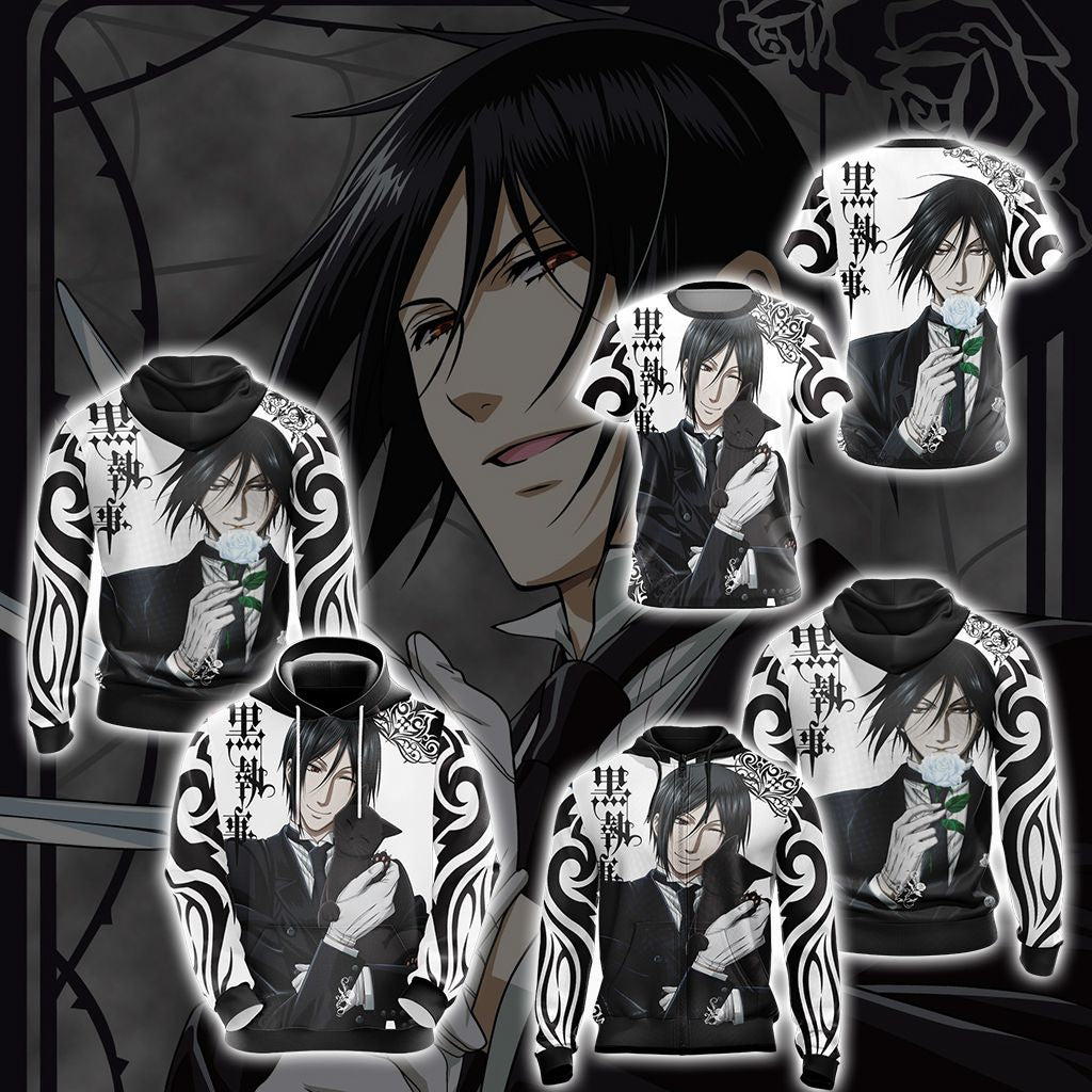 Black Butler - Sebastian Michaelis New Unisex 3D T-shirt