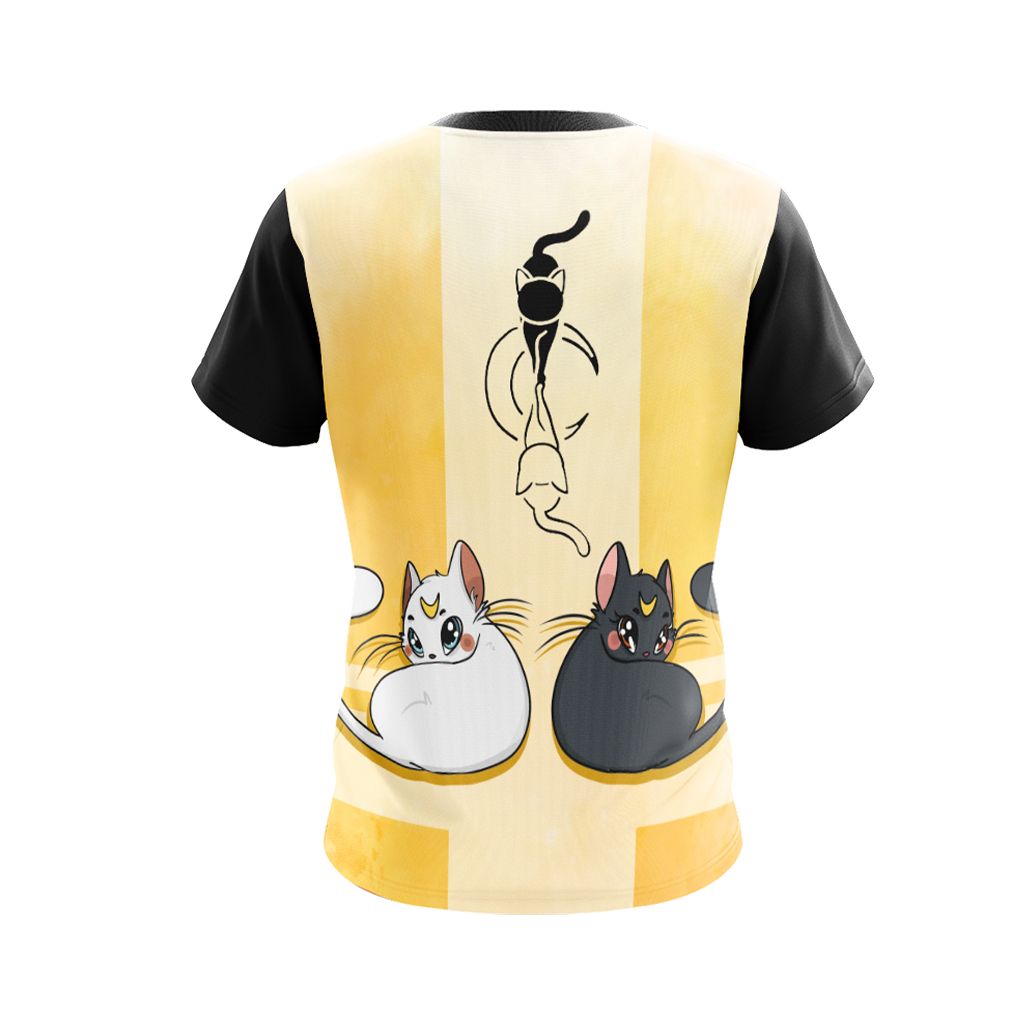 Sailor Moon Luna & Artemis New Style Unisex 3D T-shirt