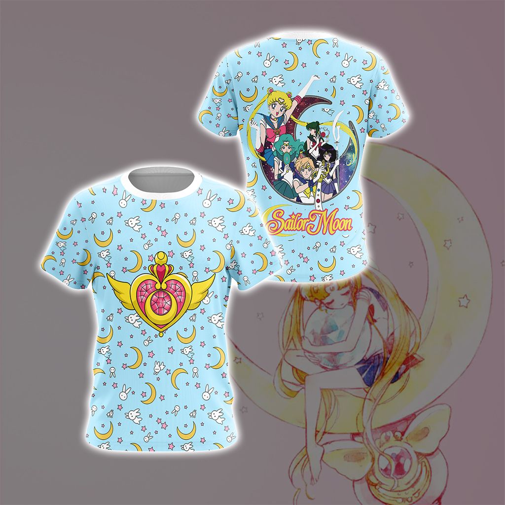 Sailor Moon - Characters New Style 3D T-shirt