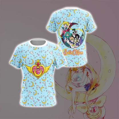 Sailor Moon - Characters New Style 3D T-shirt