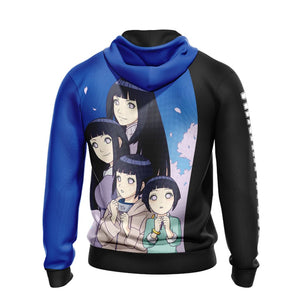 Naruto - Hinata Hyuga New Look Unisex Zip Up Hoodie