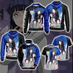 Naruto - Hinata Hyuga New Look Unisex Zip Up Hoodie