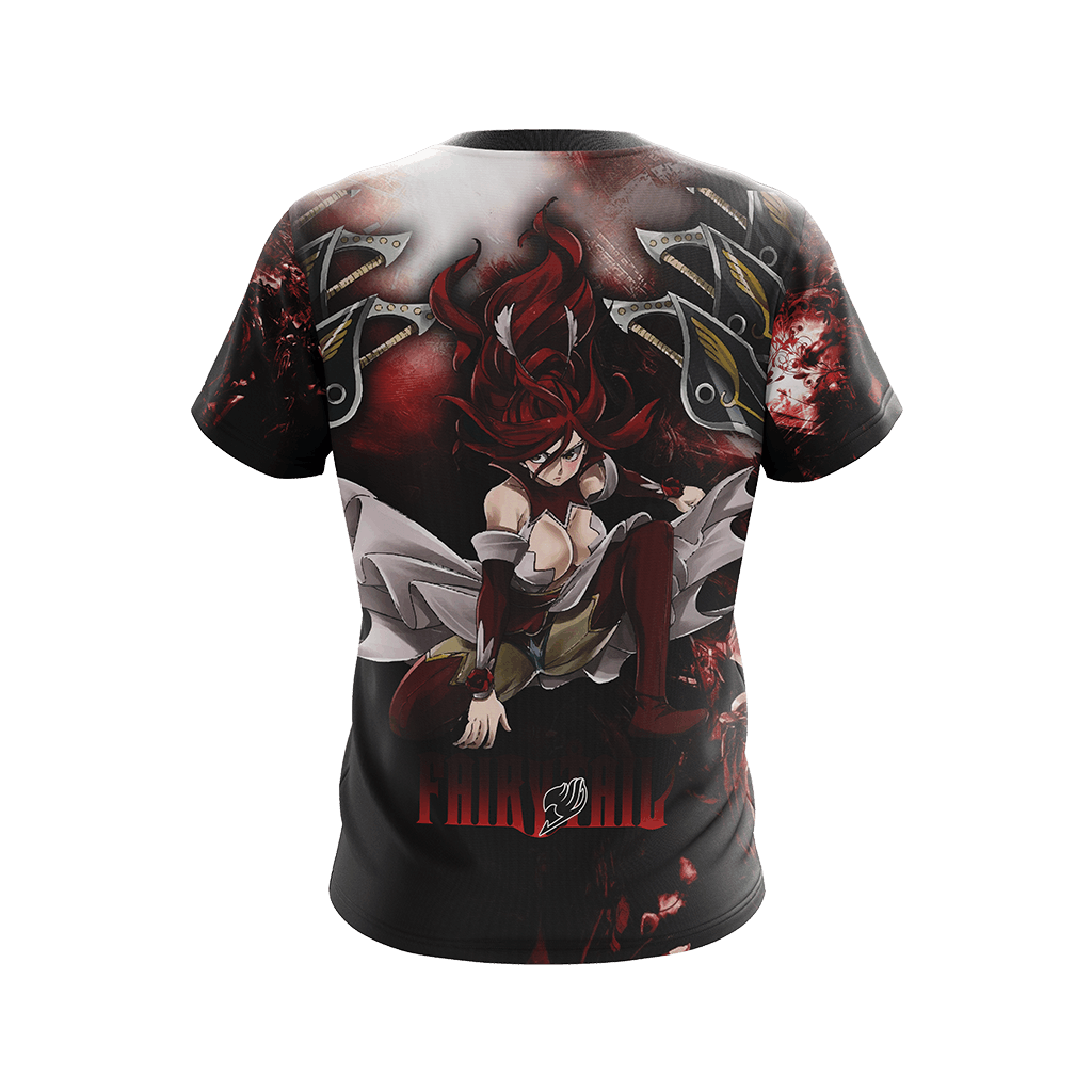 Fairy Tail - Erza Scarlet Characters New Unisex 3D T-shirt