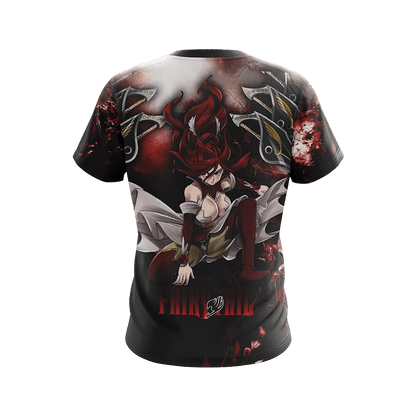 Fairy Tail - Erza Scarlet Characters New Unisex 3D T-shirt