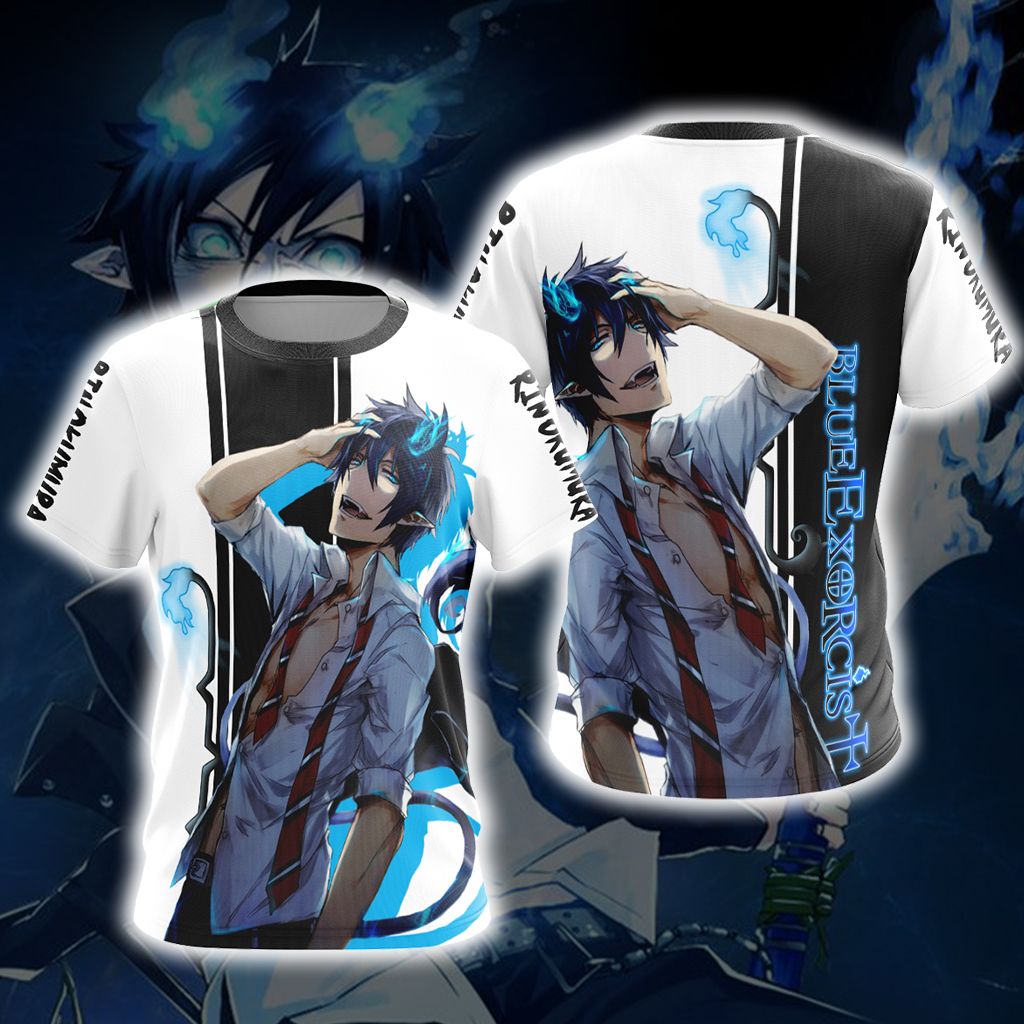 Blue Exorcist Rin Okumura New Version Unisex 3D T-shirt T-shirt