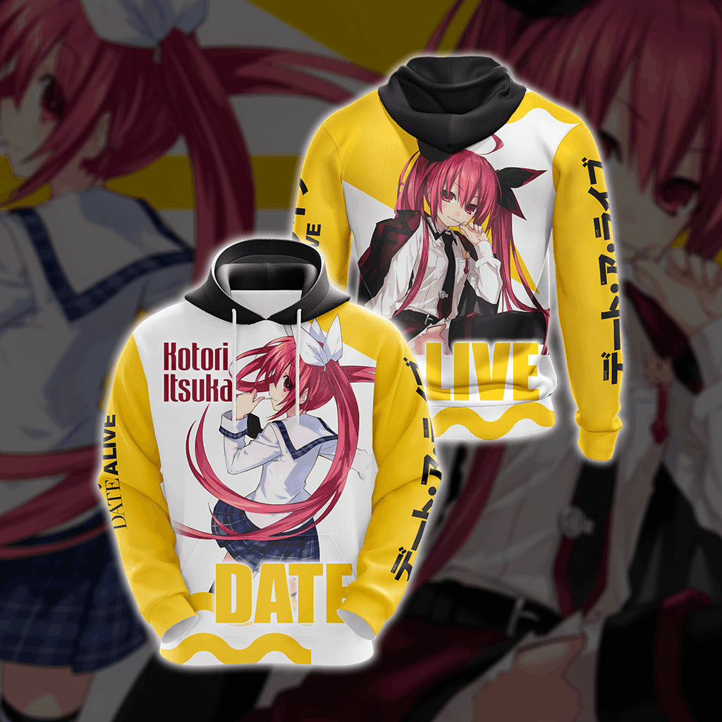 Date A Live - Kotori Itsuka Unisex 3D Hoodie - WackyTee