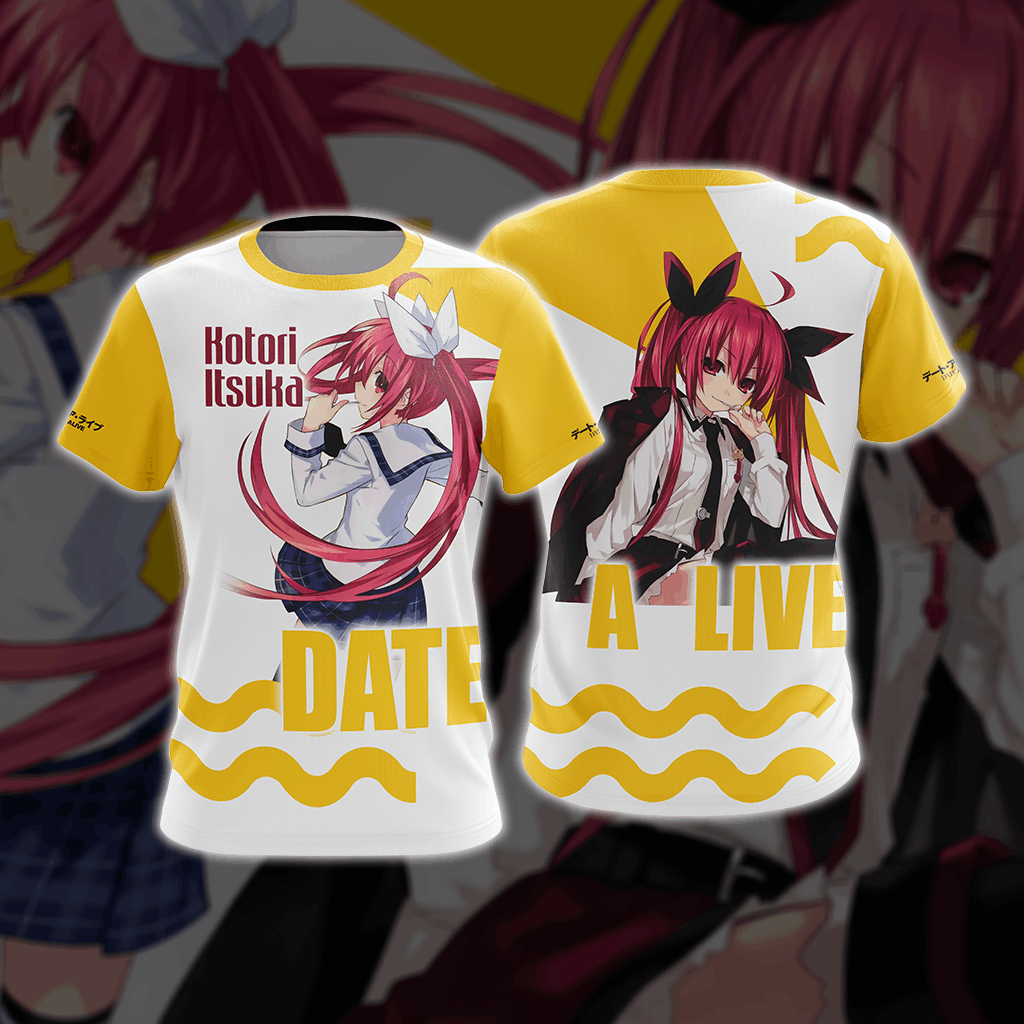 Date A Live - Kotori Itsuka Unisex 3D T-shirt