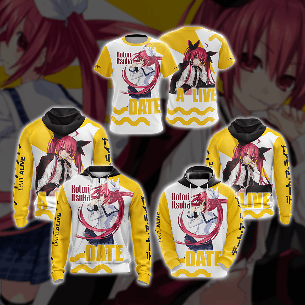 Date A Live - Kotori Itsuka Unisex 3D T-shirt