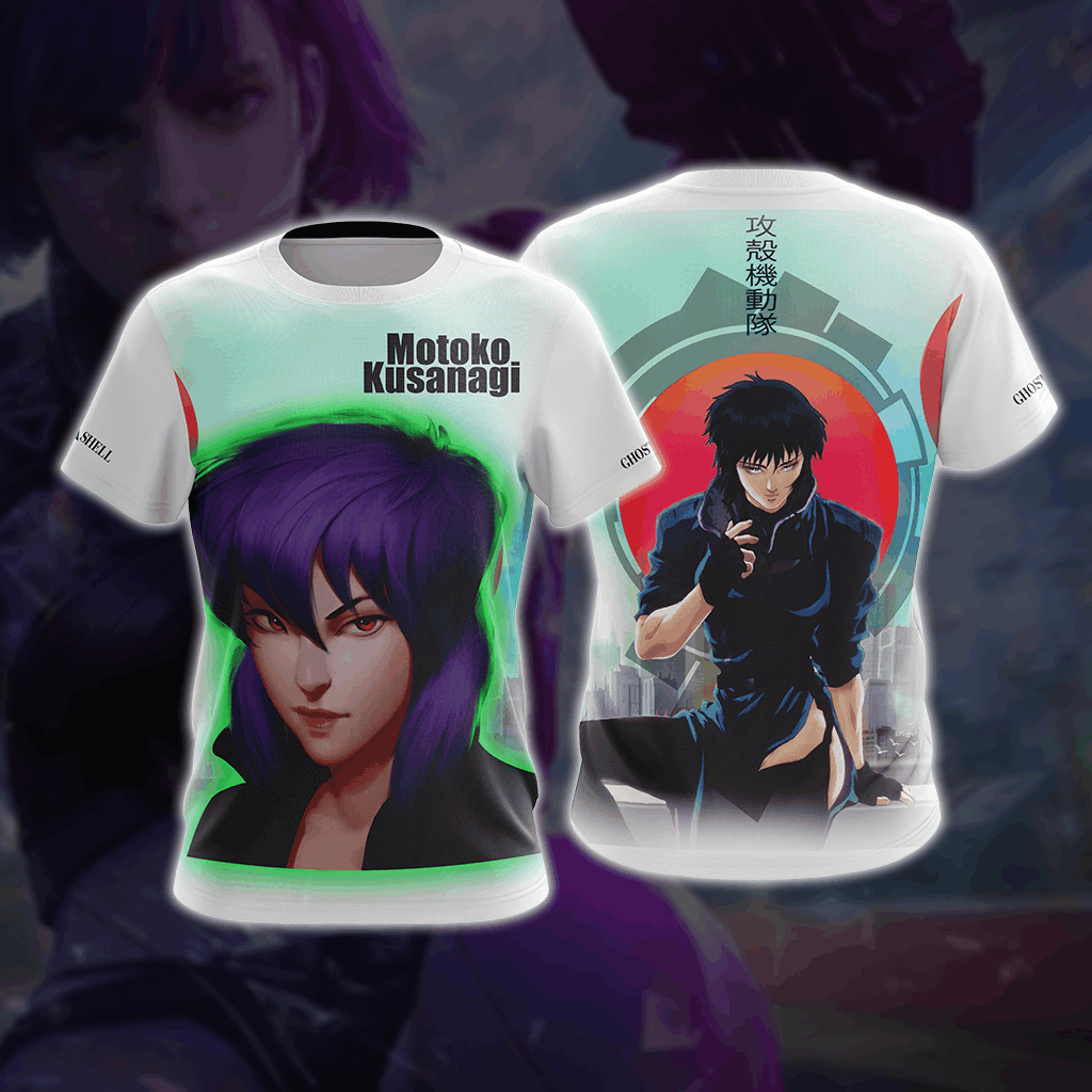 Ghost In The Shell - Motoko Kusanagi New Style Unisex 3D T-shirt