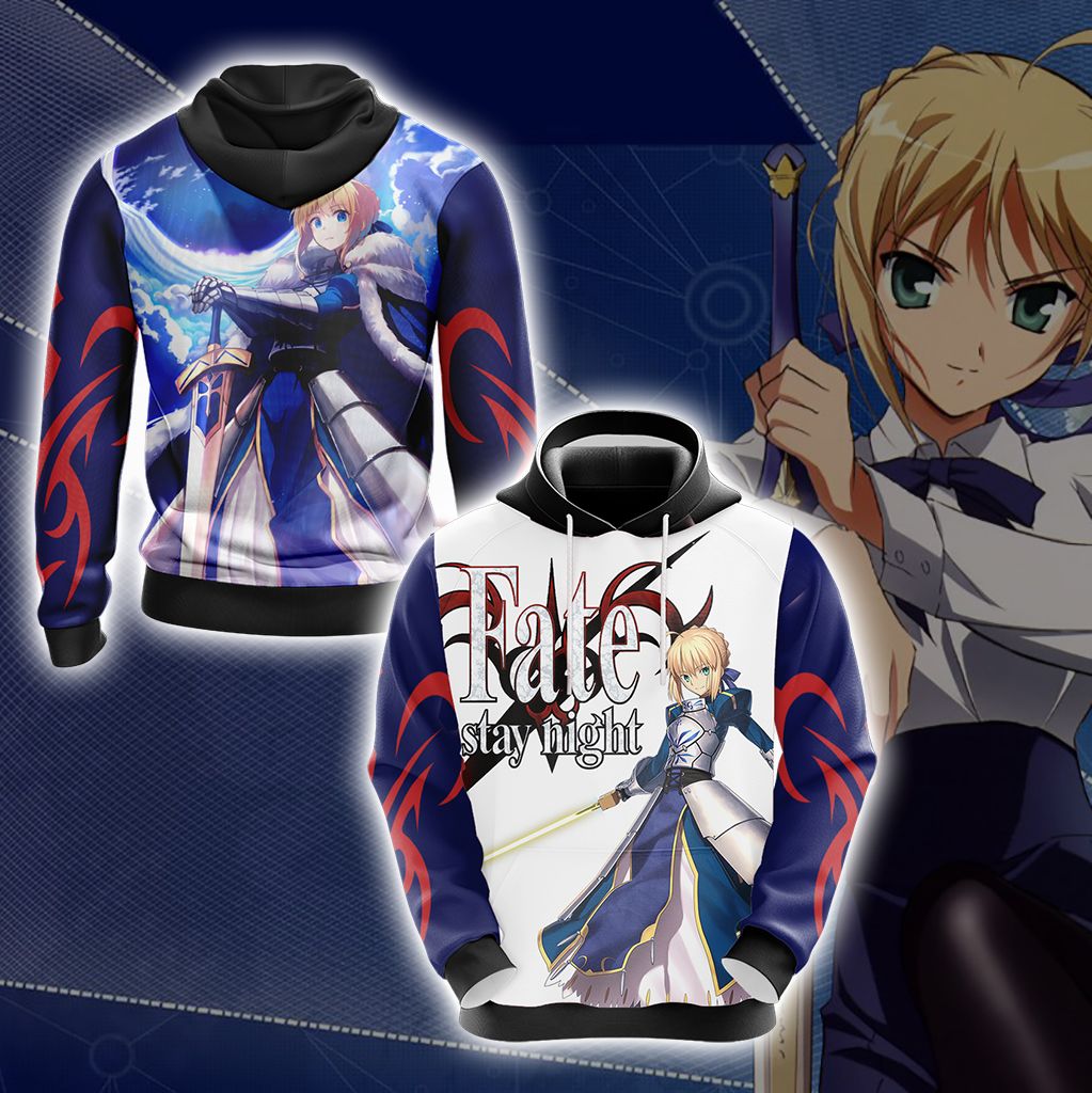 Fate/Stay Night Saber New Style 3D Hoodie