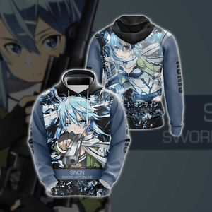 Sword Art Online - Sinon New Style Unisex 3D Hoodie