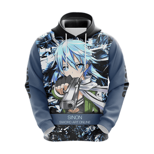 Sword Art Online - Sinon New Style Unisex 3D Hoodie