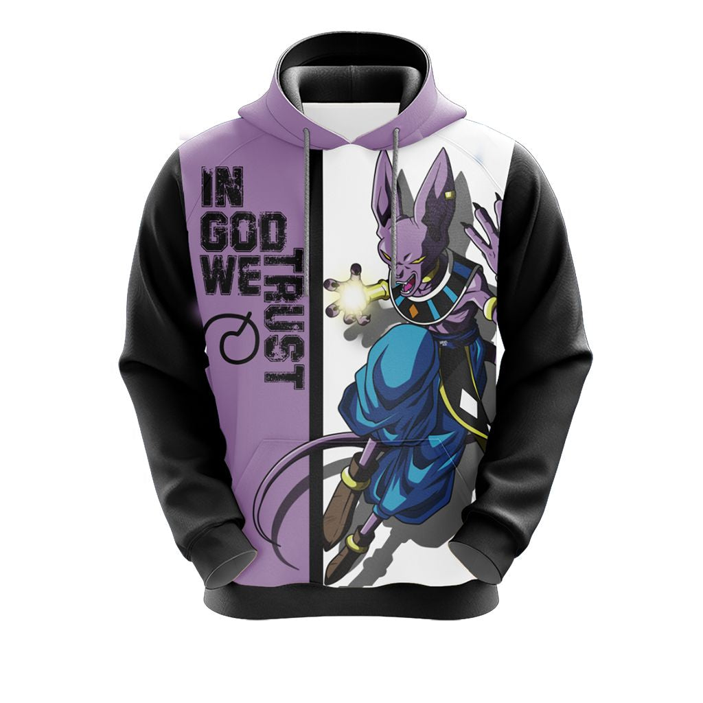 Dragon Ball Z Beerus Unisex 3D Hoodie