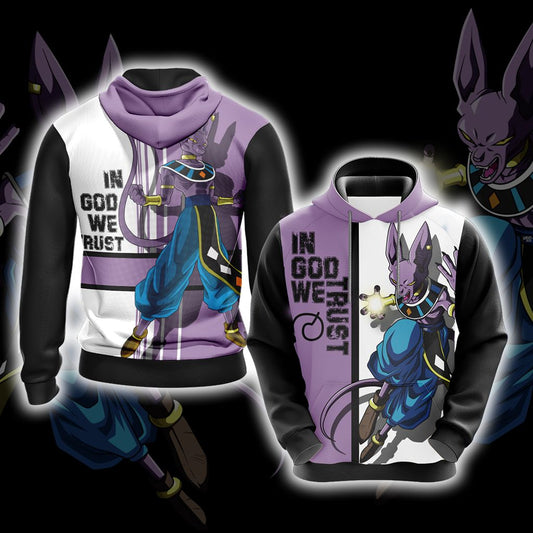 Dragon Ball Z Beerus Unisex 3D Hoodie