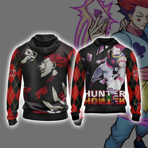 Hunter x Hunter Hisoka New Version Unisex Zip Up Hoodie