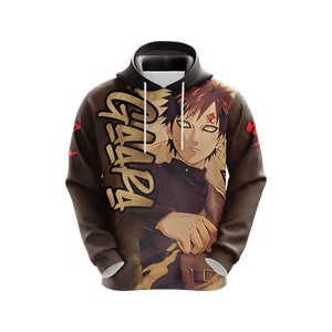 Naruto Gaara New Look Unisex 3D Hoodie