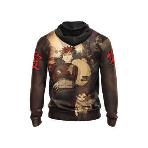 Naruto Gaara New Look Unisex 3D Hoodie