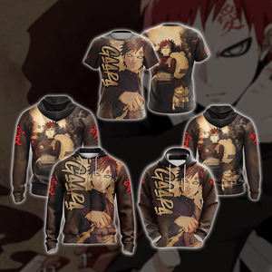 Naruto Gaara New Look Unisex 3D T-shirt