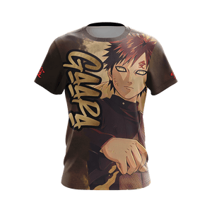 Naruto Gaara New Look Unisex 3D T-shirt