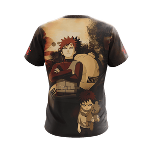 Naruto Gaara New Look Unisex 3D T-shirt