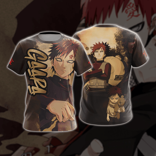 Naruto Gaara New Look Unisex 3D T-shirt