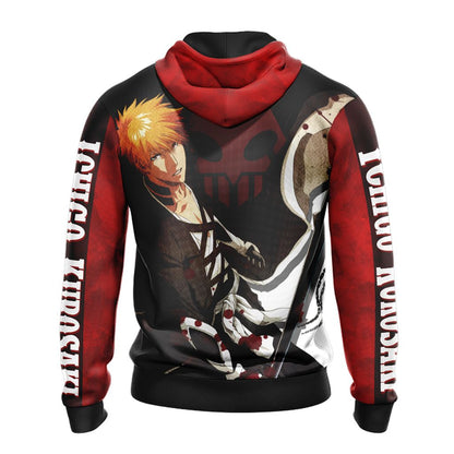 Bleach Ichigo Kurosaki New Unisex 3D Hoodie