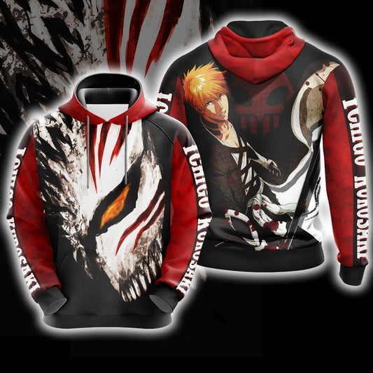 Bleach Ichigo Kurosaki New Unisex 3D Hoodie