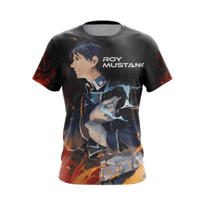 Fullmetal Alchemist Roy Mustang New Look Unisex 3D T-shirt