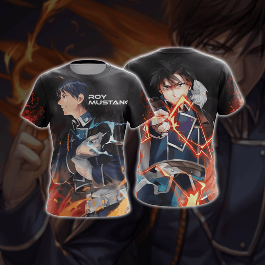 Fullmetal Alchemist Roy Mustang New Look Unisex 3D T-shirt