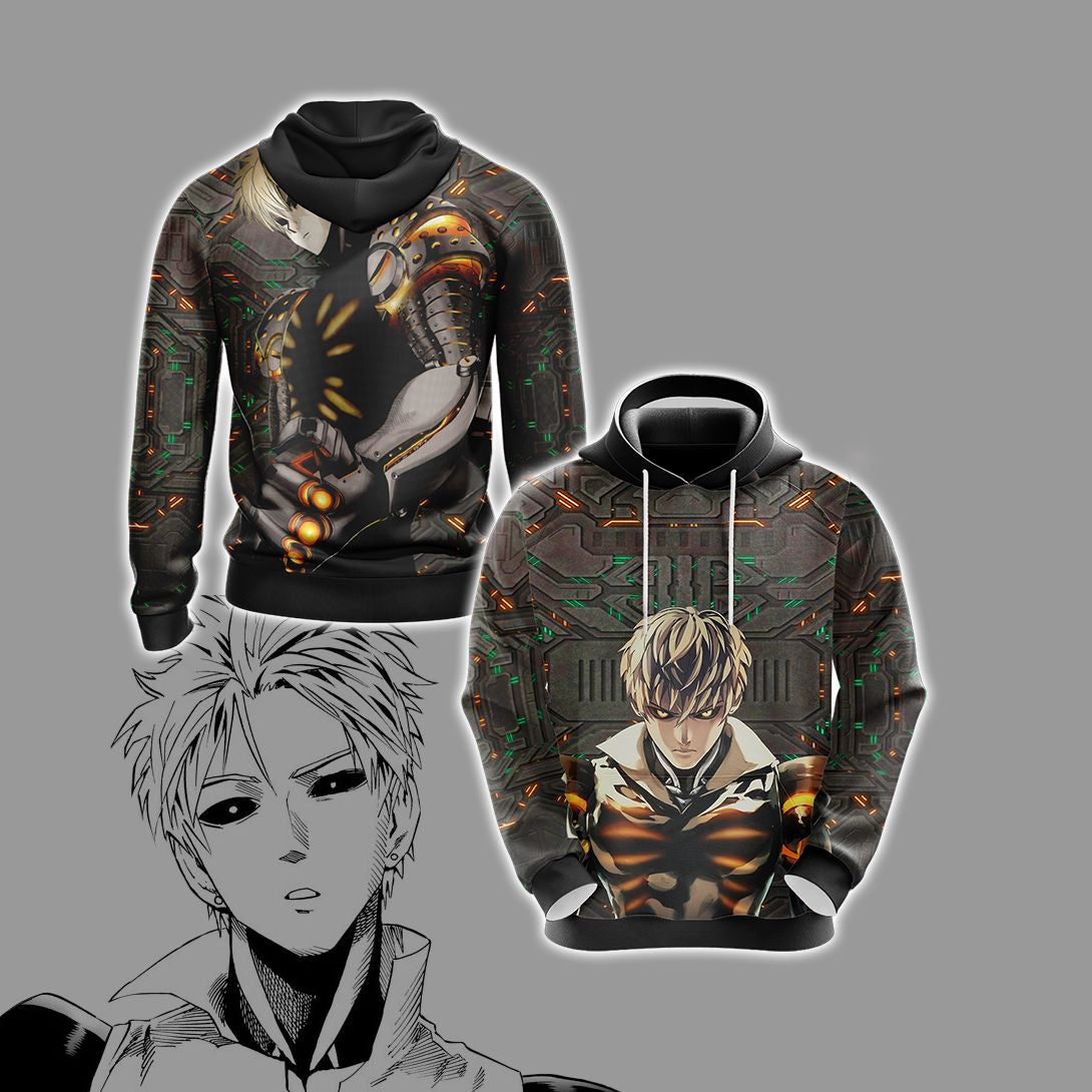 One punch man genos hoodie sale