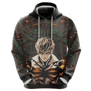 One Punch Man Genos New Style Unisex 3D Hoodie