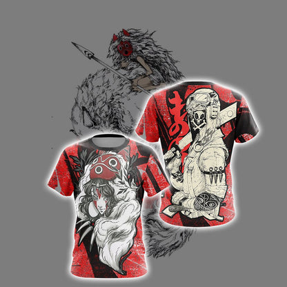 Princess Mononoke - Ashitaka New Style Unisex 3D T-shirt T-shirt
