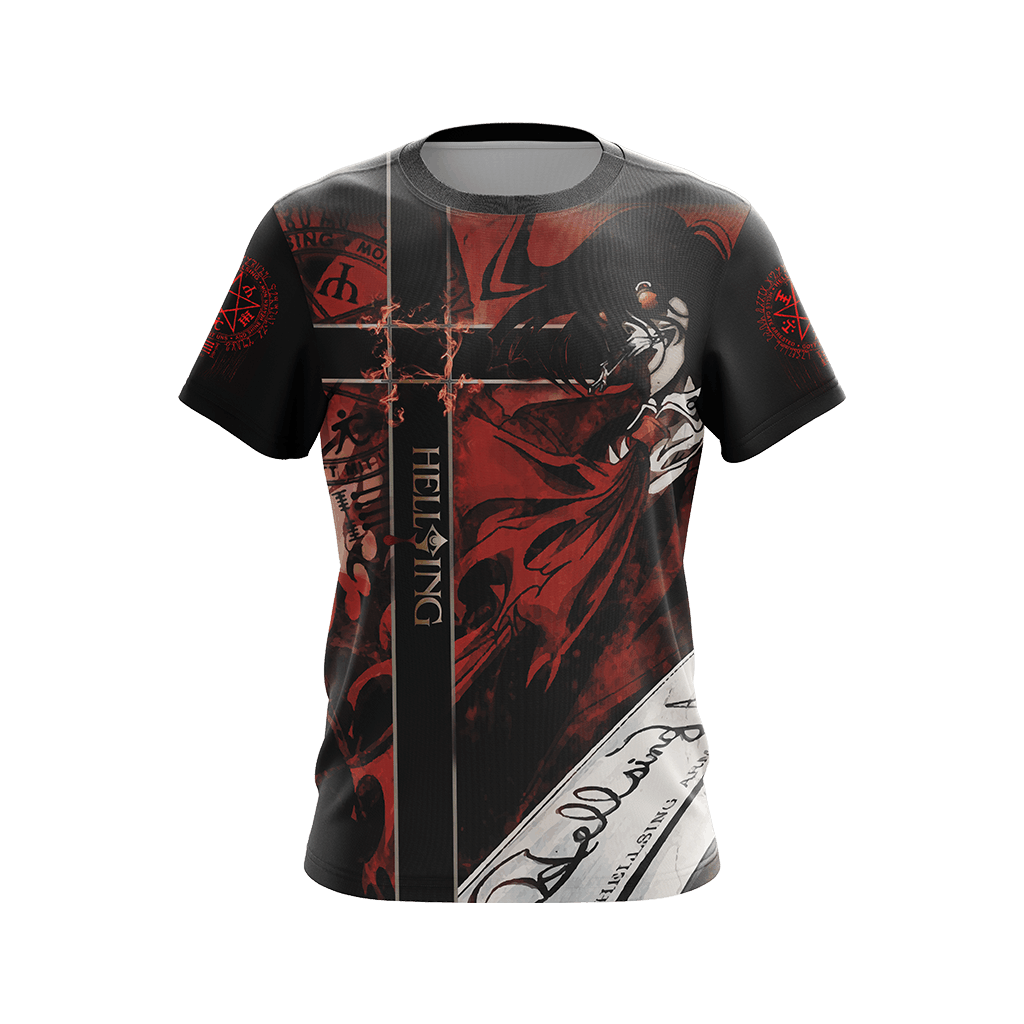 Hellsing Alucard New Version Unisex 3D T-shirt