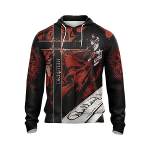 Hellsing Alucard New Version Unisex Zip Up Hoodie