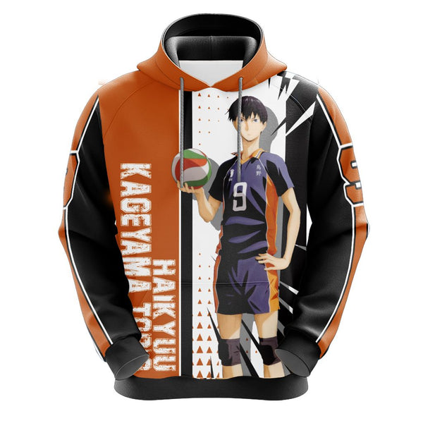 Haikyuu Kageyama Tobio Unisex 3D Hoodie WackyTee