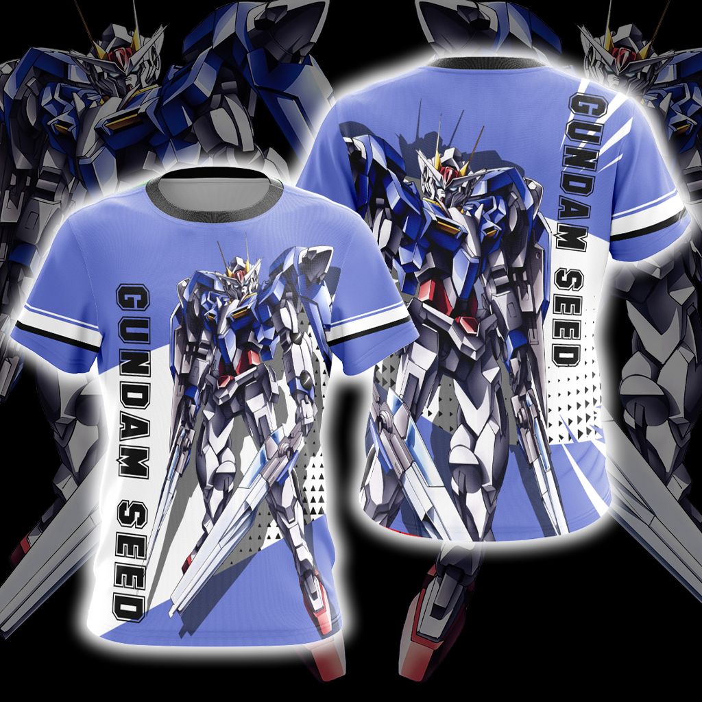 Mobile Suit Gundam Seed Unisex 3D T-shirt