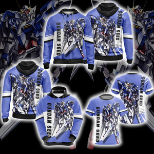 Mobile Suit Gundam Seed Unisex 3D T-shirt