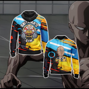 One Punch Man Gym New Style Zip Up Hoodie