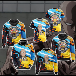 One Punch Man Gym New Style Zip Up Hoodie