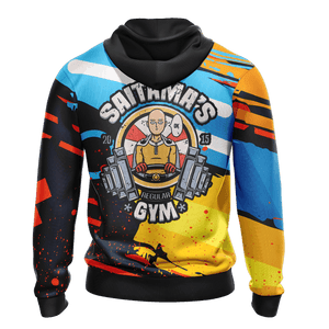One Punch Man Gym New Style Zip Up Hoodie