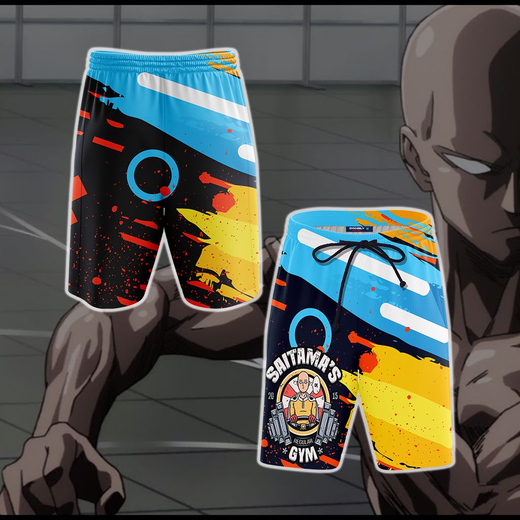 One Punch Man Gym New Style Beach Shorts